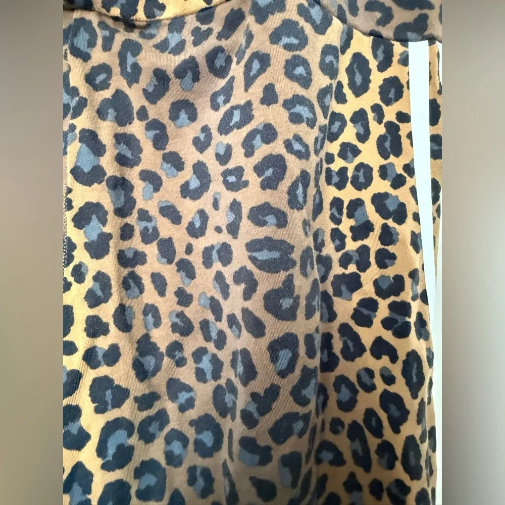 Adidas Leopard Print 3 Stripe Leggings Women’s Size XL - Picture 9 of 10